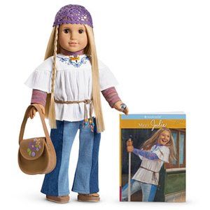 Julie Albright American Girl Doll Purple Braid